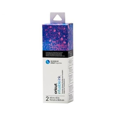 Infusible Ink Transferbogen x2 Aquarell Spritzer lila - 11,4 x 30,5 cm