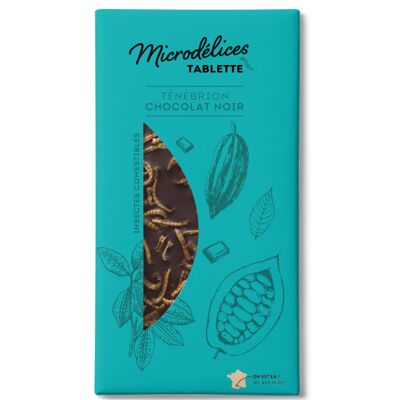 TABLETTE CHOCOLAT NOIR - TENEBRION - LOT de 20