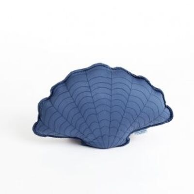 Clam Pillow - Oyster Blue