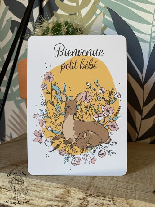 Carte de naissance - Biche