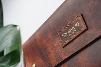 Fin Studio-13" Macbook Case V2 / Housse en cuir pour Macbook 2