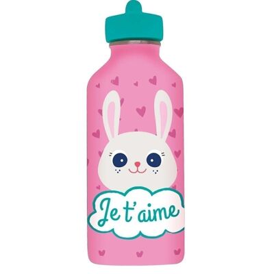 Gourde métal inox Enfant - Je t'aime