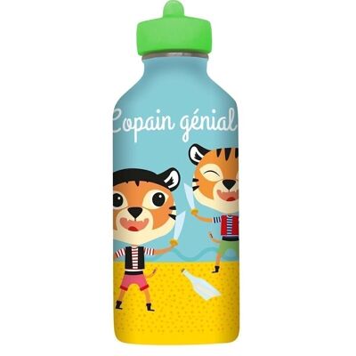 Stainless steel metal water bottle Child - Awesome buddy