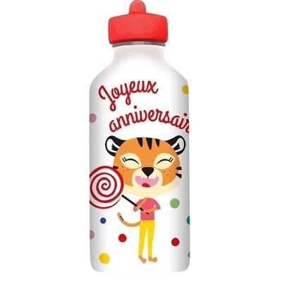 Stainless steel water bottle Child - Happy Birthday