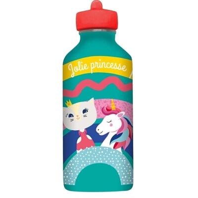 Stainless steel water bottle Child - Pretty Princess - Unicorn