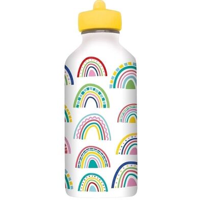 Stainless steel metal water bottle for Children - Arc-en-Ciel