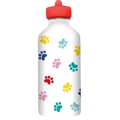 Edelstahl Trinkflasche für Kinder - Katzenpfoten