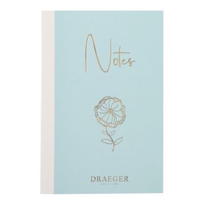 A6 Dot Notebook, Turquoise Blue