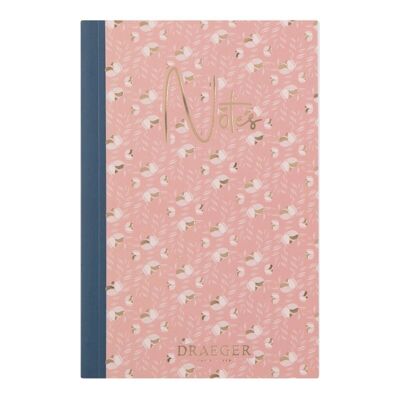 A6 Dot Notizbuch, Blumenrosa