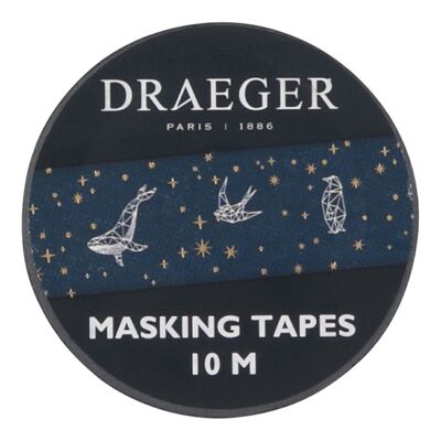 Masking tape animal constellations, hot gold 10m