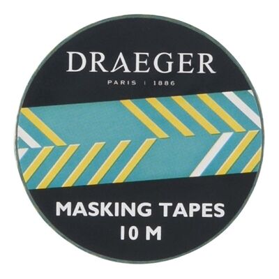 Masking tape graphic green, 10m