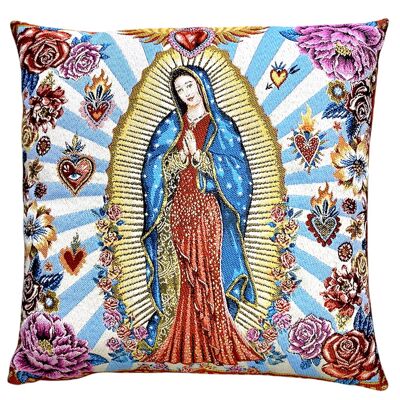 Cushion cover, Guadalupe Blue, 45cm x 45cm