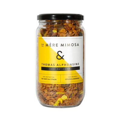 GRANOLA LEMON CHEF THOMAS ALPHONSINE x THE MOTHER MIMOSA - JAR 450G