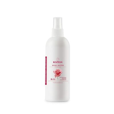 Spray de agua de rosas - 100% pura y natural, fabricado en Bulgaria, 200 ml