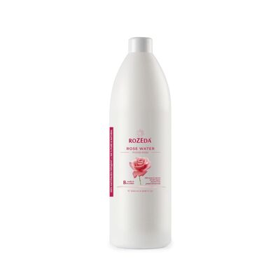 Acqua di rose - 100% pura e naturale, prodotta in Bulgaria, 1000 ml