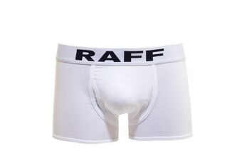 Boxer en coton bio-Blanc 1