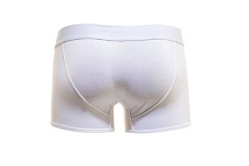 Boxer en coton bio-Blanc 2