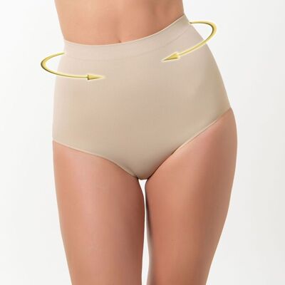 High slimming flat stomach girdle with Emana®-Nude smart fiber