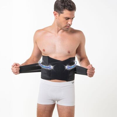 Reducer cummerbund with adjustable velcro Black-Black