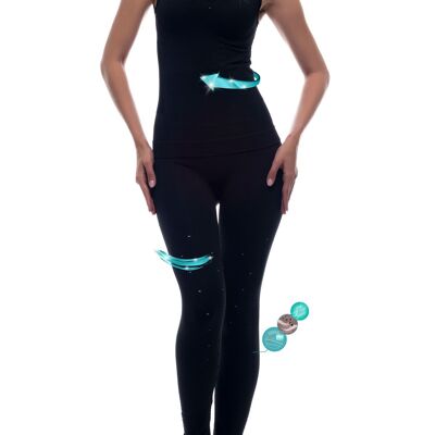Slimming and firming legging with Emana® fiber-Black