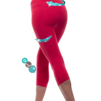 Slimming and firming capri legging with Emana®-Coral fiber