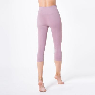 Legging capri amincissant et raffermissant avec fibre Emana® Rose