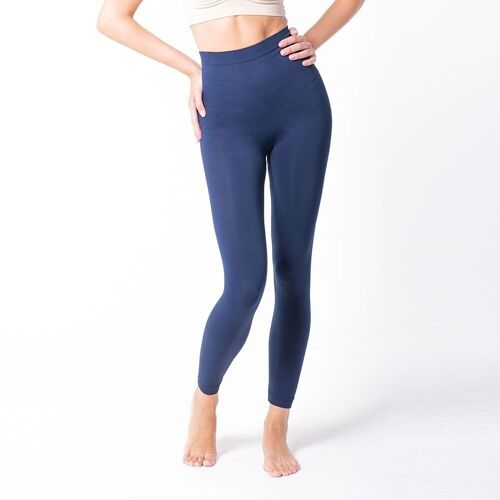 Legging adelgazante corrector y reafirmante push up-Navy