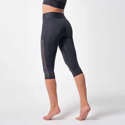 Shaping Leggings with Smartphone Pocket-Black
