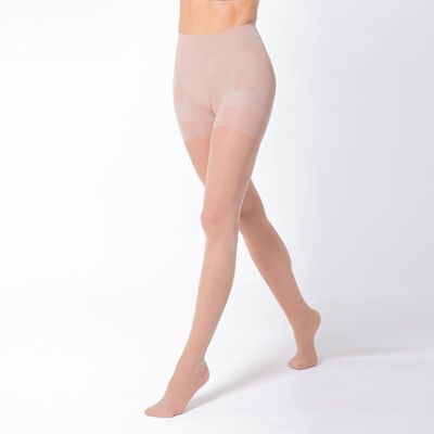 Panty licra reductor push up 40 den-Nude