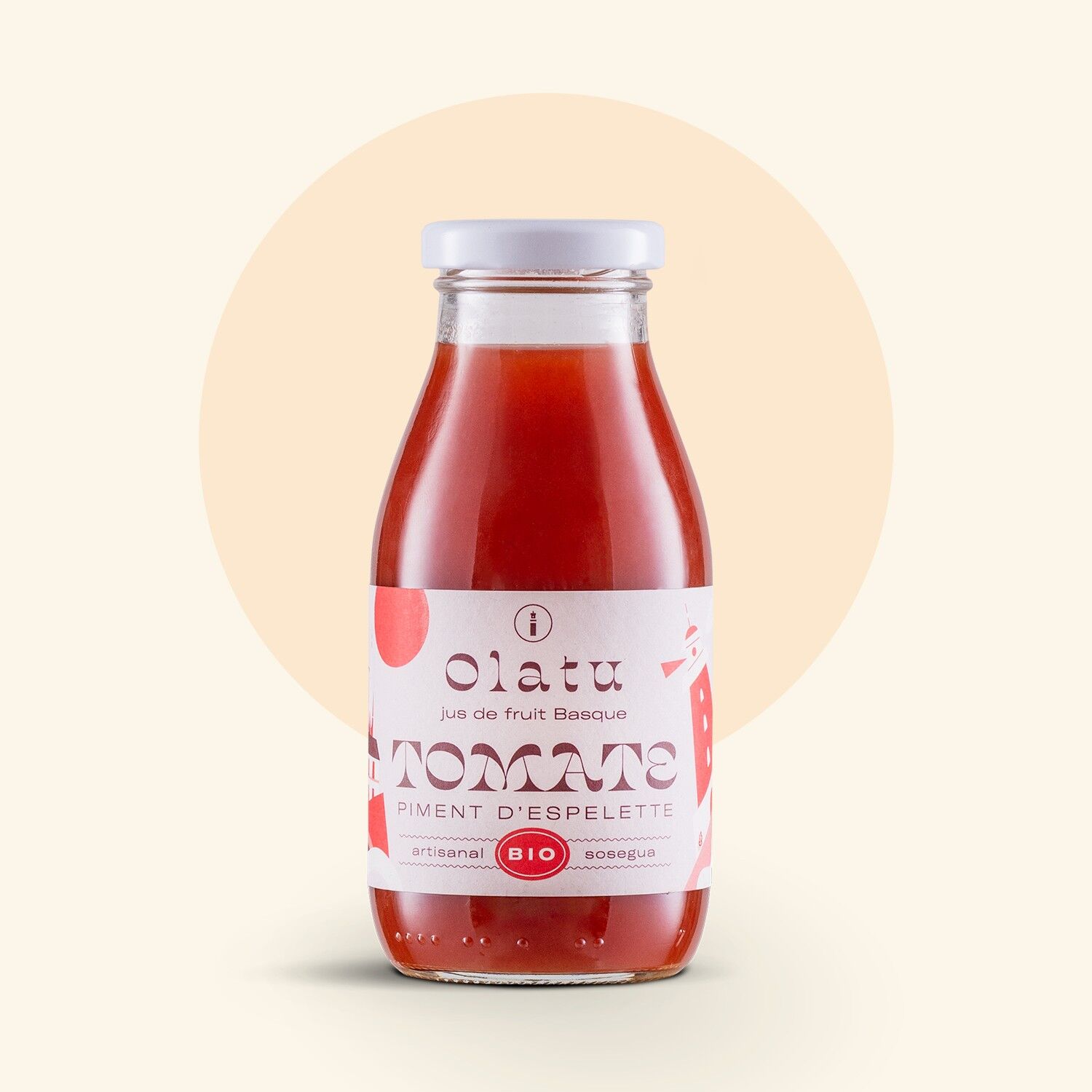 Sosegua - Succo di pomodoro con pepe di Espelette BIOLOGICO 20cl