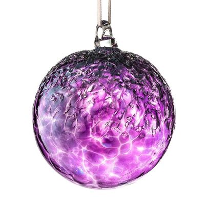 Boule de l'Amitié 10cm - Boule à Cocktail - Pluie Violette