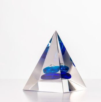 Presse-Papier Pyramide - Bleu 1