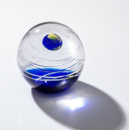 Galaxy Orb Paperweight - Earth