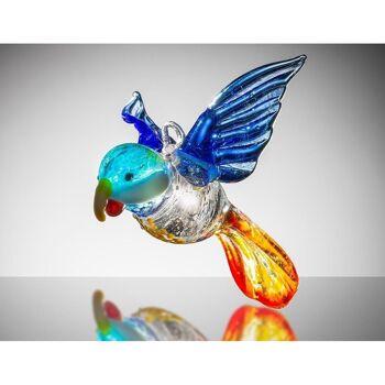 Grand Oiseau - Perroquet – Bleu et Orange 4