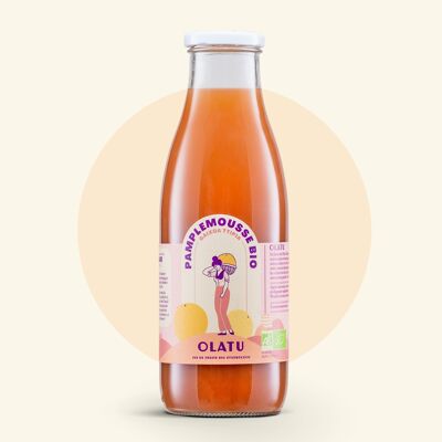 Organic pink grapefruit juice 75cl