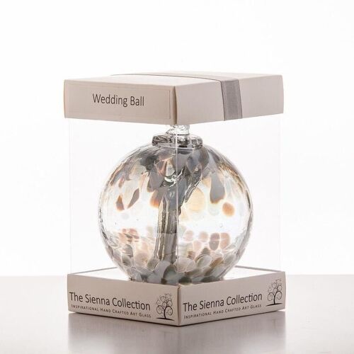 10cm Spirit Ball - Wedding - Pastel Silver