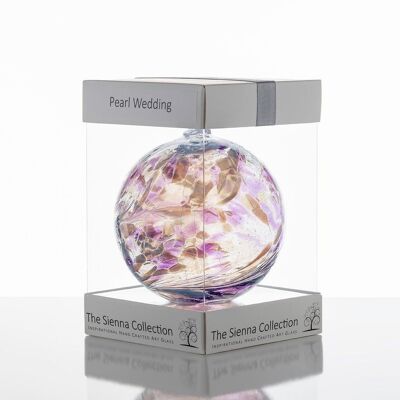 Pallina dell'amicizia da 10 cm - 30° anniversario di matrimonio - Perla