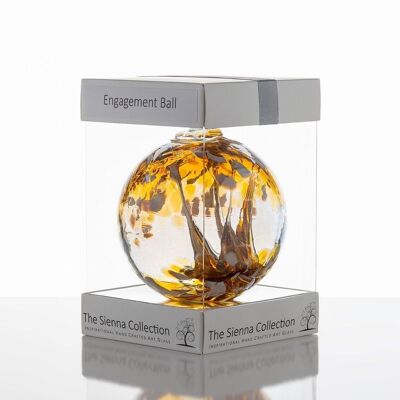 10cm Spirit Ball - Verlobung - Pastellgold