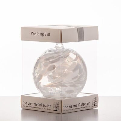 10cm Friendship Ball - Wedding - White