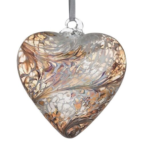 8cm Friendship Heart - Pastel Gold