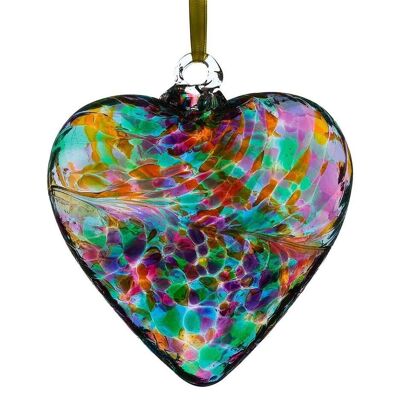 Corazón Amistad 8cm - Turquesa Multicolor