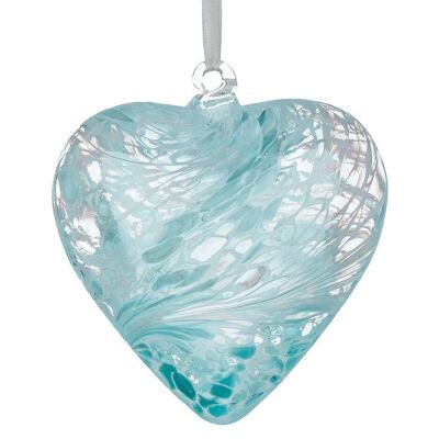 8cm Friendship Heart - Pastel Blue