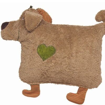 Cuddly cushion "Dog" light brown