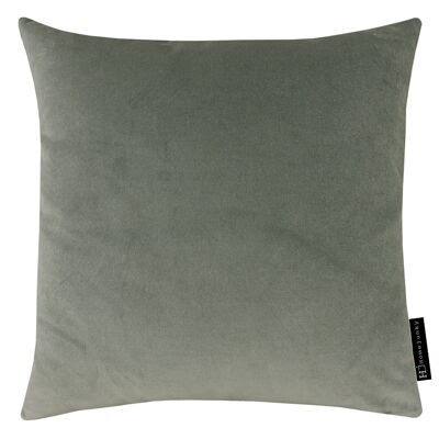 387 Sierkussen Velours mid grey 0104 45x45