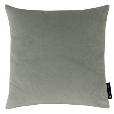 391 XL Coussin décoratif Velours gris clair 0351 60x60