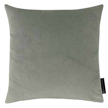 391 XL Coussin décoratif Velours gris clair 0351 60x60 1