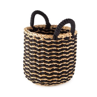 Flora Storage Basket, Black, M
