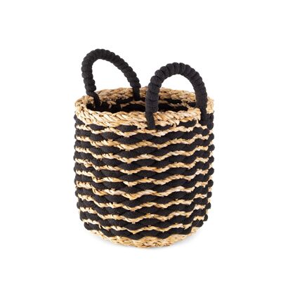 Flora Storage Basket, Black, S