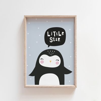 Little Star Kinderzimmer Print-A4