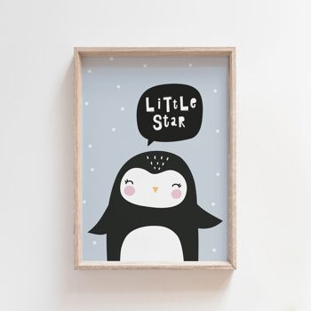 Little Star Nursery Print-A3